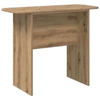 mesa consola roble artisan 93 x 40 x 75 cm madera de ingenieria vidaxl