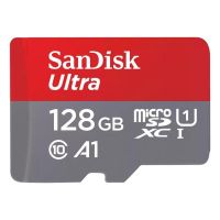 tarjeta microsdxc sandisk sdsquab-128g-gn6mt 128 gb clase 10 u1 pack 2 adaptador sd