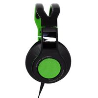 gioteck tx-30 auriculares alambrico diadema juego negro verde