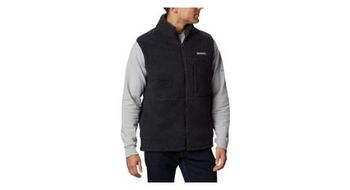 Columbia mountainside vest fleece negro hombre