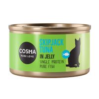 cosma original in jelly 6 x 85g - skipjack tuna