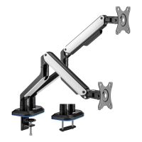 aisens soporte de mesa rgb gaming contrapeso giratorio e inclinable para monitortv 9kg de 17-32