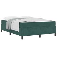 estructura de cama verde oscuro verde y blanco 160 x 200 cm