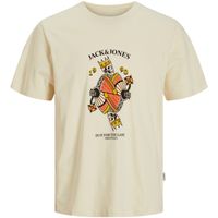 jack  jones camiseta 12274892 joranatomy skull tee ss crew neck sn jnr antique white para nino