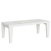 mesa extensible 90x160264 cm spimbo premium fresno blanco