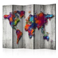 biombo - concrete world 225x172 cm