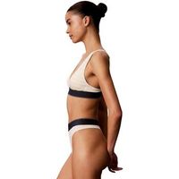 calvin klein jeans triangulosin aros lightly lined triangle lv00qf8703 para mujer