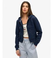 superdry para mujer w2012335a sudadera athletic tonal crop marino m casual algodon