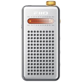 Radio FM Portátil FiiO RR13 DAC USB Amplificador Auriculares Plata