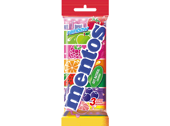 Caramelos - Mentos Tripack (by Chupa Chups), Sabores variados, 3x12 unidades, 114g