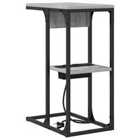 mesita de noche  armario de noche  mesa de noche gris sonoma 415 x 26 x 605 cm