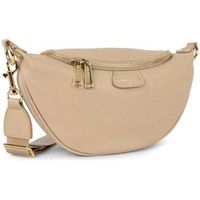 lancaster bandolera rinonera zippe dune beige oscuro para mujer