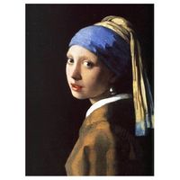 legendarte - cuadro lienzo impresion digital - la joven de la perla muchacha con turbante - jan vermeer - decoracion pared cm 50x70
