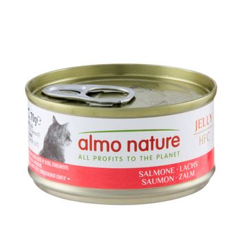 Pack Ahorro Almo Nature HFC Natural 24 x 70 g - Salmón en gelatina