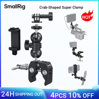 smallrig-kit de abrazadera de montaje para camara brazo magico con cabeza de bola super abrazadera para gopro monitor de telefono y luz 4373