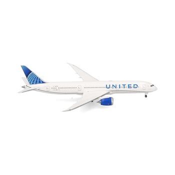 Avión en miniatura de colección - Herpa, United Airlines Boeing 787-9 Dreamliner
