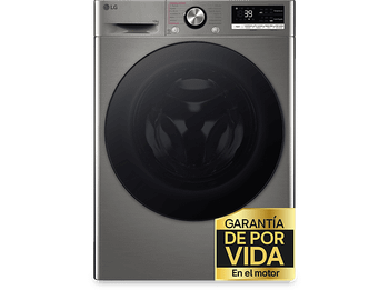 Lavadora carga frontal - LG F4WR7010AGS, Serie 700, 10 kg, 1400 rpm, 14 Programas, Steam™, Clase A-10%, Inox antihuellas