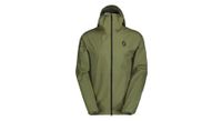 chaqueta scott explorair light 2 5l waterproof verde  hombre