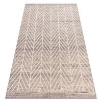 alfombra wool angel 1188  52033 espina de pescado beige  gris 80x150 cm