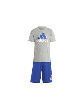 Conjunto adidas Essentials Logo Gris Infantil