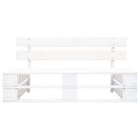 banco de pales para jardin  banco de exterior  silla de jardin madera blanco