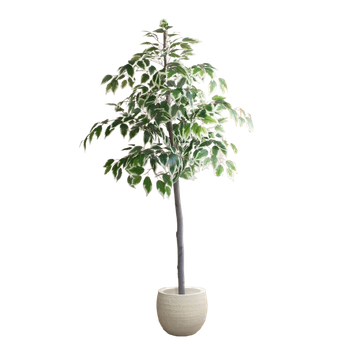 Selvavita Árbol Artificial Ficus Starlight 120 Cm Tronco Natural Realista