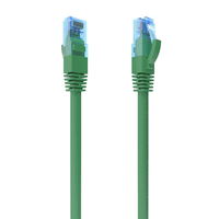 cable red aisens latiguillo rj45 cat6 utp awg26 cca verde 30m