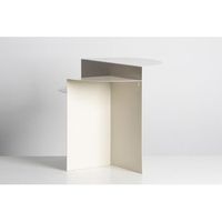 mesa auxiliar metalica 40 x 40 x 40 - blanca