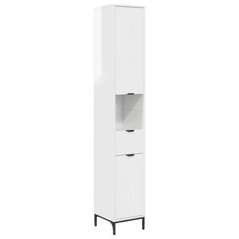 Gabinete De Baño Brillante 31,5 X 33 X 190 Cm Vidaxl