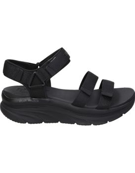 Sandalias Veganas Con Cuña Para Mujer Skechers 119828-bbk Negro 40