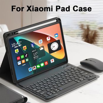 Para Xiaomi Pad 7 Pro funda de 11,2 pulgadas, funda de tableta para Xiaomi Pad 5/6 Pro 11 pulgadas, funda de teclado para Redmi Pad 2 de 11 pulgadas con ranura