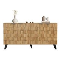 aparador de 4 puertas - mueble de salon - tablero de particulas - madera 1605x355x78cm