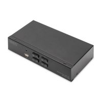 conmutador kvm digitus 4x1 displayport 4k 60hz usb