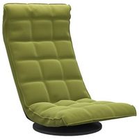 sillon  silla de suelo giratoria de terciopelo verde claro cfw3615689