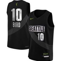 camiseta sue bird wnba seattle storm rebel edition nike swingman junior