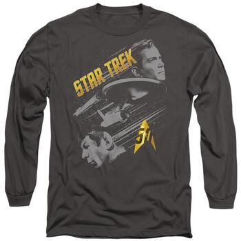 Star Trek Camiseta manga larga 50 Year Frontier para mujer