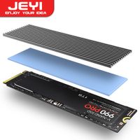 disipador de calor jeyi m2 ssd radiador de aluminio ps5 unidades de estado solido almohadilla termica de silicona para nvme ngff m2 2280 pci-e ssd