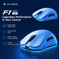 nuevo raton inalambrico atk f1 v2 v3 ultima series 36g ligero ergonomico para juegos y oficina para manos pequenas y medianas