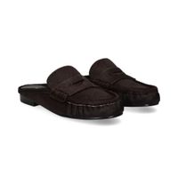 bibi lou zuecos mujer - marron talla 40
