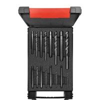 wiha juego de extractores de tornillos hexagonal de 17 unid con broca espiral incl caja 03988
