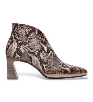 Hispanitas para mujer. HI254270 Botines de Piel Atlanta taupe (41), 5 a 8cm, Cremallera, Casual, Animal print
