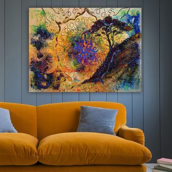 Pintura Decorativa Lienzo 315813197_70100 Multicolor 70x100 Cm