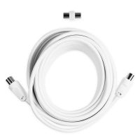 cable coaxial ekon 10 m 95 mm blanco