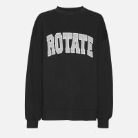 rotate sunday heavy crewneck cotton-jersey sweatshirt - s