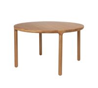 mesa de comedor redonda de roble elegante