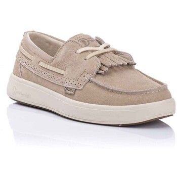 Natural World Mocasines Náutico en piel - Eco friendly para mujer
