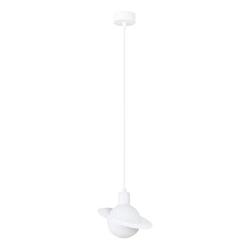 Lámpara de techo blanco acero alt. 125