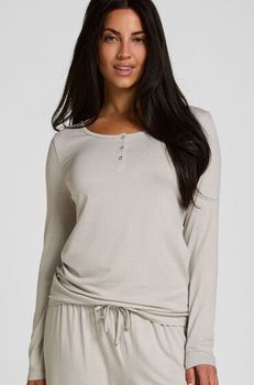 Hunkemöller Top de Pijama Thin Stripe Gris