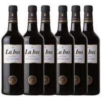 bodega lustau - fino la ina seco - vino blanco seco crianza - pack 6 botellas 75 cl - 13 vol
