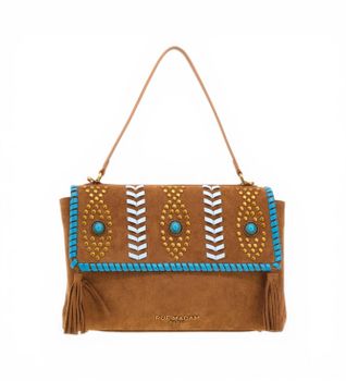 RUE MADAM PARIS para mujer. 1535 Bolso Les Jours XL Etnic marrón (OSFA), Casual, Poliuretano